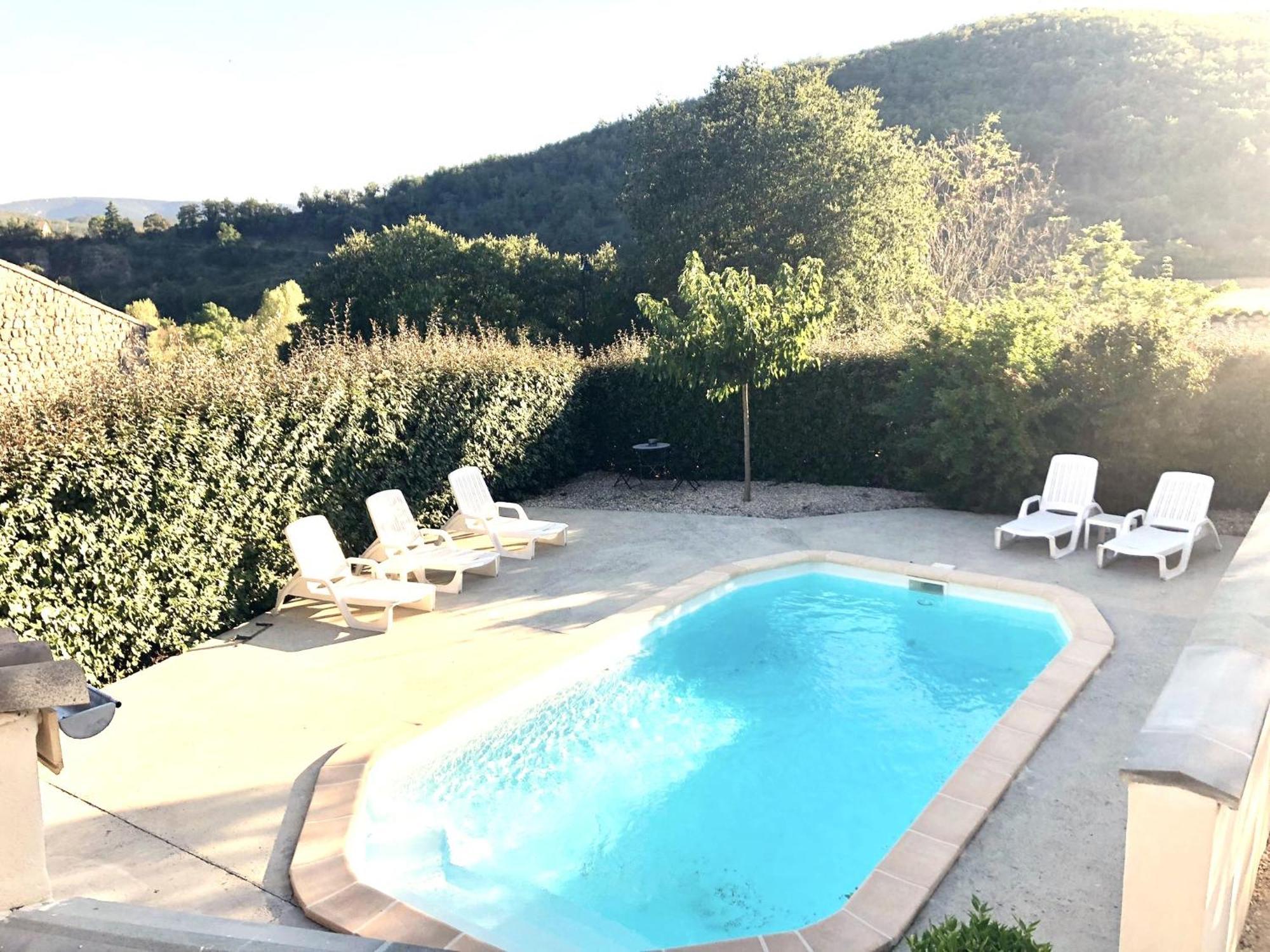 De L'aspe 135m2, 6p, 3ch Avec Piscine Privative, Jardin Ombrage Clos * Saint-Maurice-dʼIbie